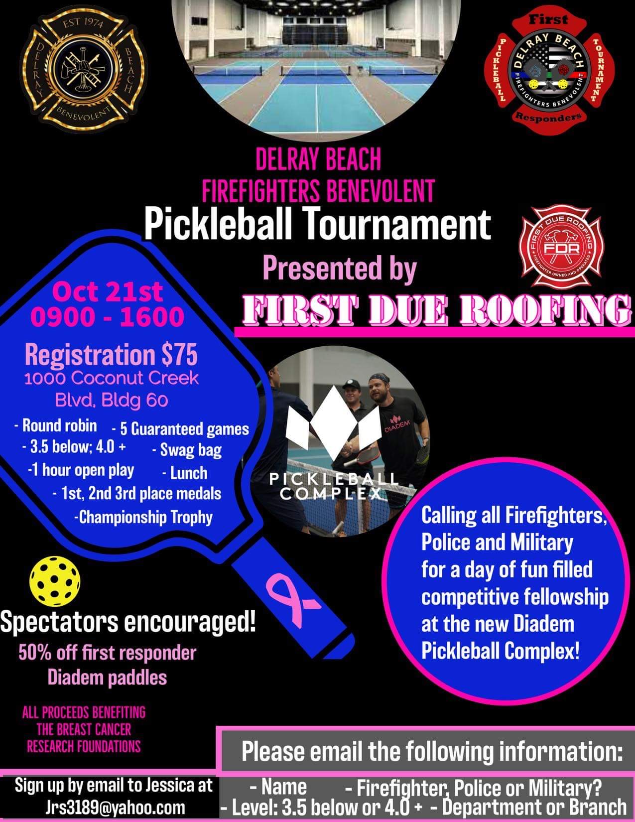 Delray Beach FF Pickleball Tournament